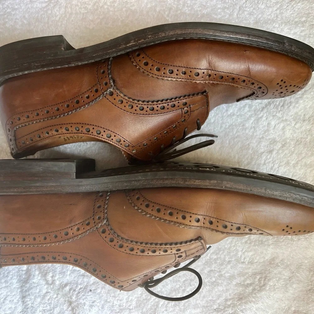 Tricker’s men’s Bourton wingtip brogue shoes - Picture 3 of 9